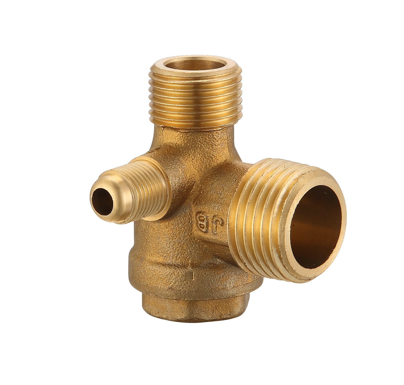 嘉奔泵业供应空压机配件单向阀jb-3049 1/2*3/8*10*1单向阀铜