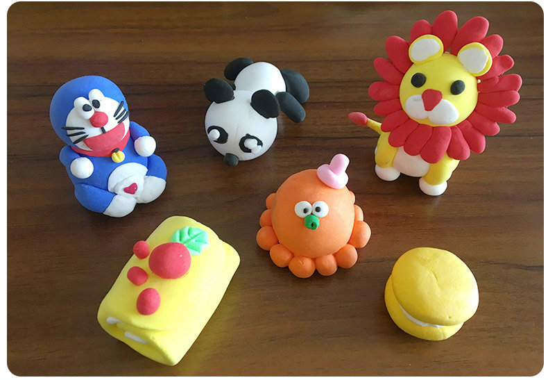 超轻土 儿童粘土diy手工太空泥 彩色粘土工具超轻粘土