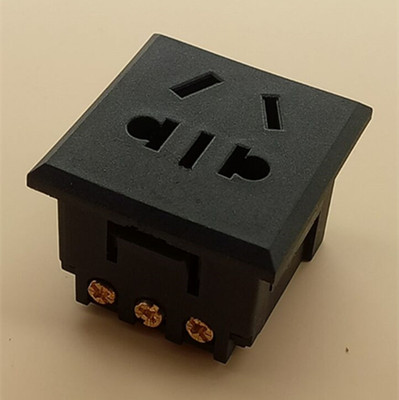 供应ac电源插座美式插座品字型插座ac 电源公插座