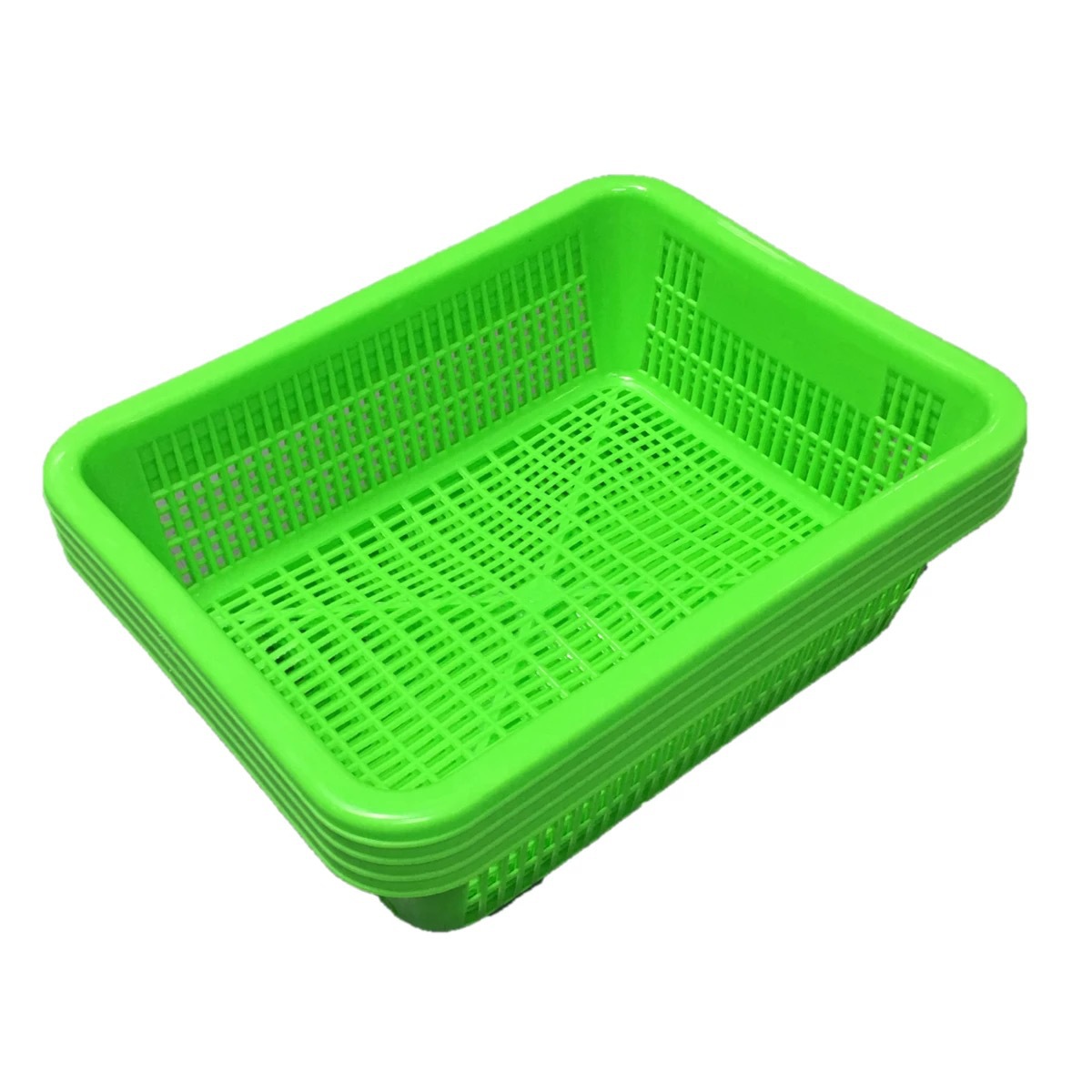 长方形加厚洗菜篮子蔬菜沥水框厨房餐厅周转筐小号大号收纳筐