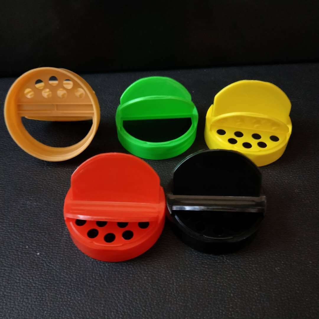 厂家现货双翻盖蝴蝶盖 调料瓶盖pp塑料瓶盖65.55口径