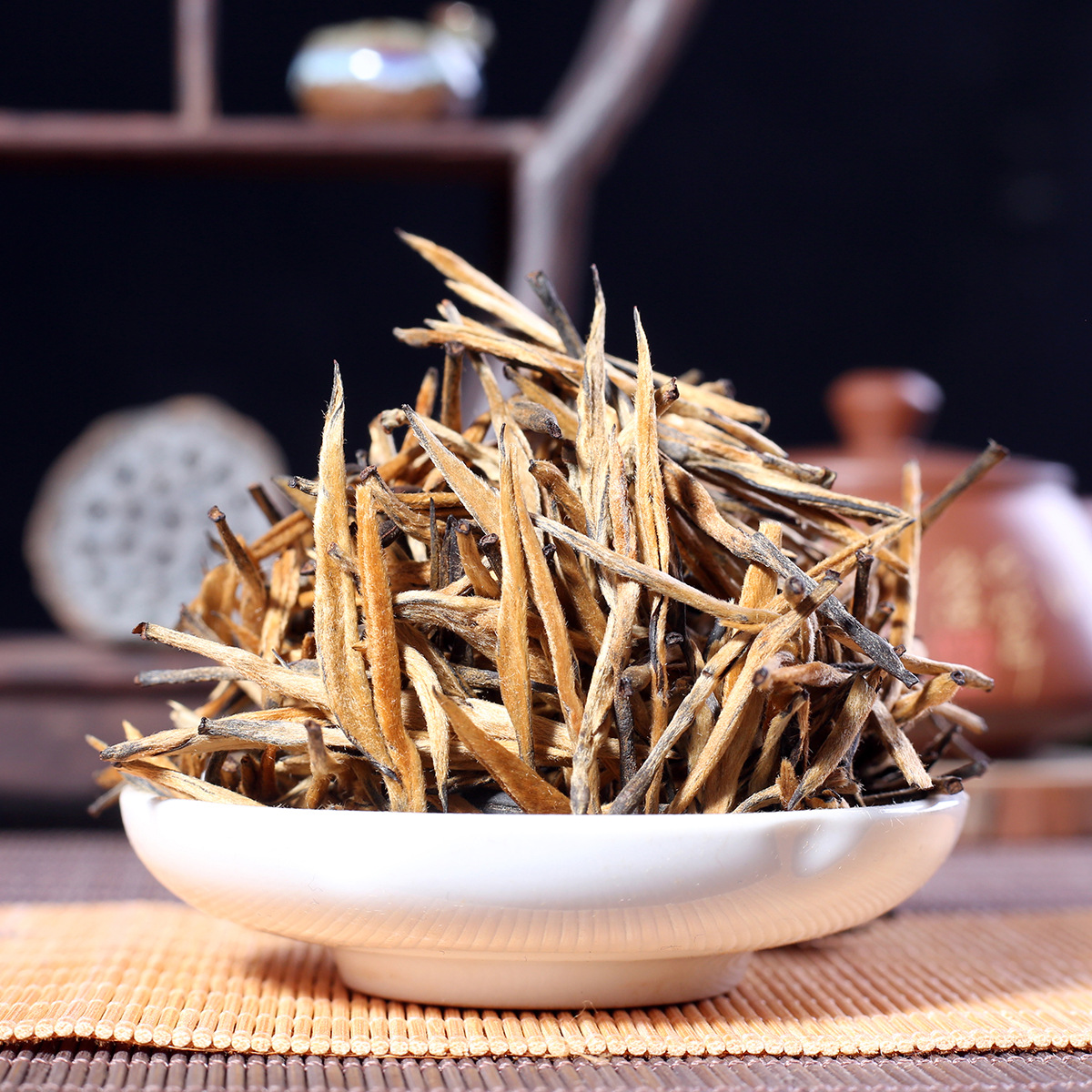 批发2020 凤庆滇红茶 蜜香金针茶叶 散装 滇红大金针 一件代发