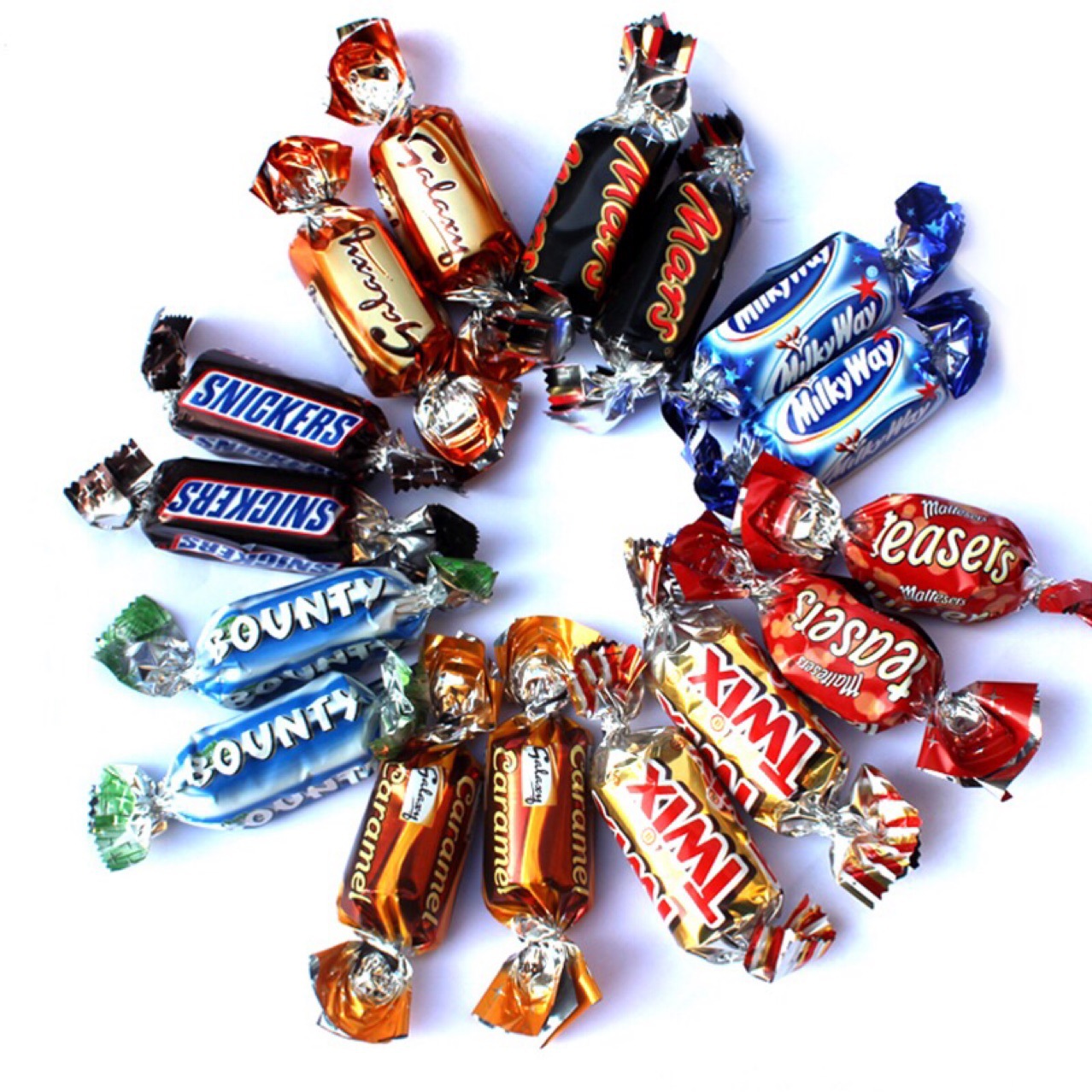 英国mars玛氏巧克力马氏大脸盆什锦礼盒装圣诞礼物巧克力糖果650g