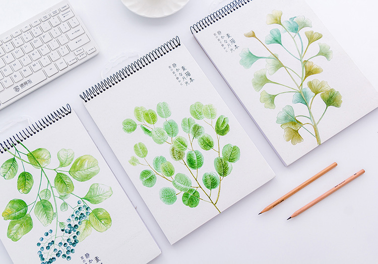 简约暗香素描本学生加厚绘画本手绘小清新线圈本涂鸦速写素描本