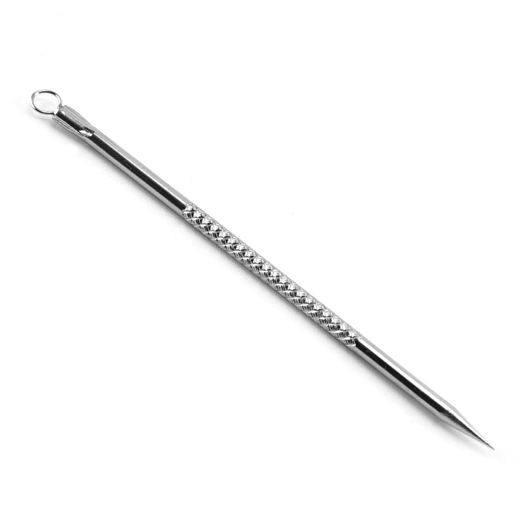 Factory Direct Sales Pimple Pin Stainless Steel Acne Needle Pimple Pin Short Needle Acne Needle Blackhead Removal Pop Pimples Pimple Extractor