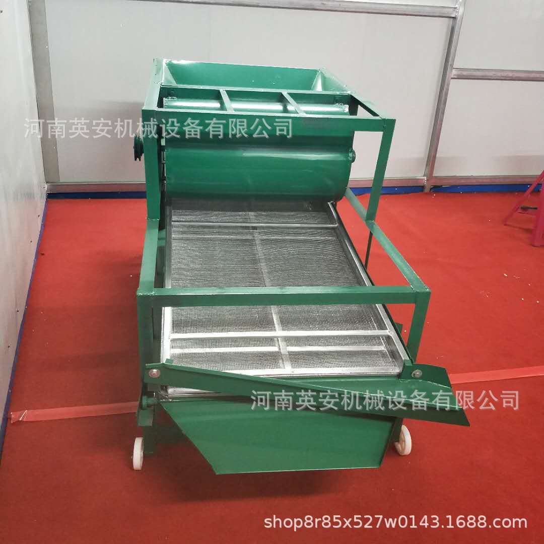 稻谷振动筛选机 粮食除杂风选机 玉米大豆菜籽筛选机