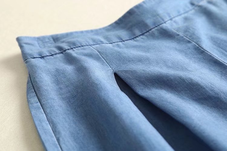 Dark Blue Denim Pants