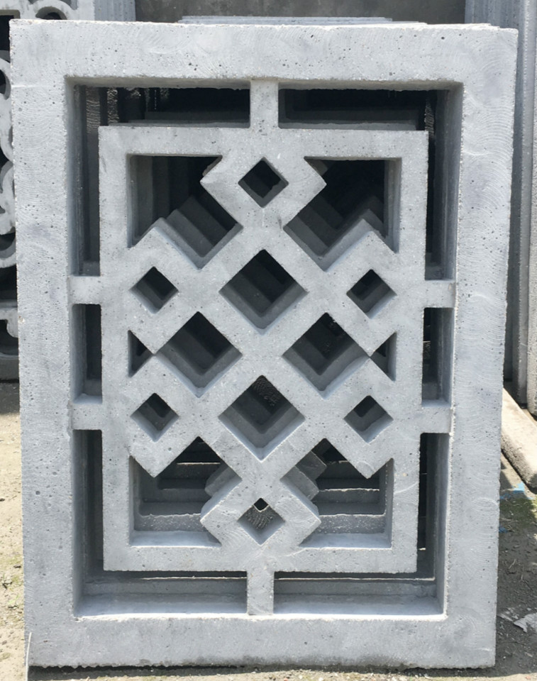 仿古水泥花窗园林镂窗围墙用花格窗新款发布厂家直销