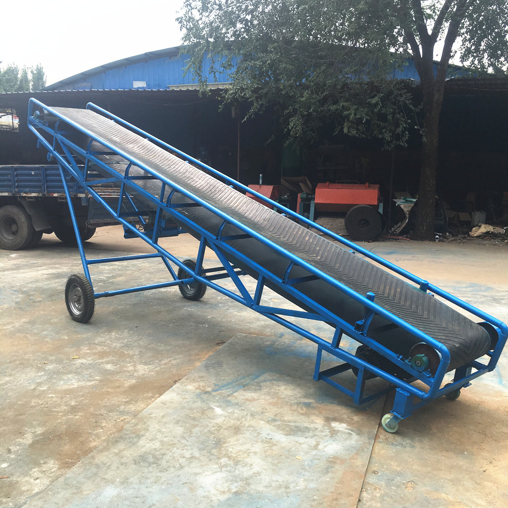 矿用全自动橡胶皮带输送机石头煤块加厚槽钢支架皮带传输机厂家