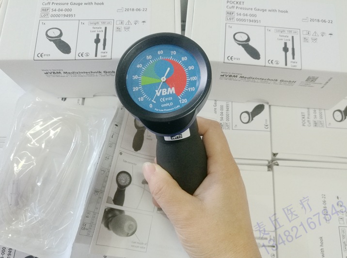 进口德国vbm气囊测压表气囊压力表气管插管测压表icu手持式测压表