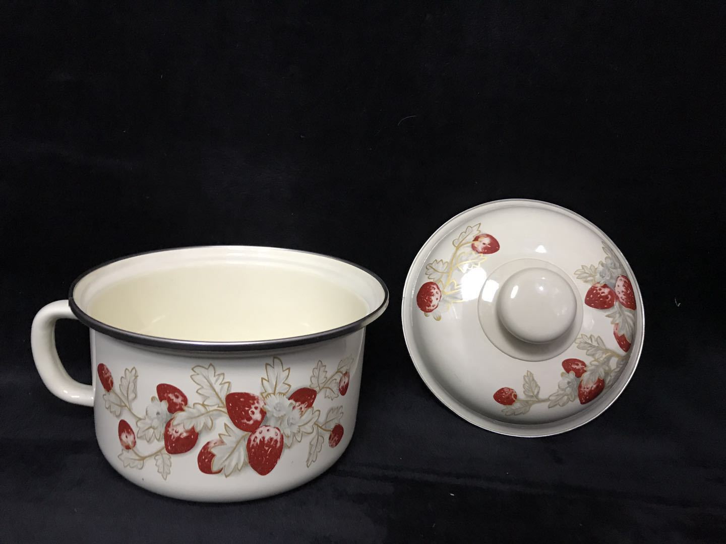 搪瓷快餐杯 家用厨房保鲜器皿厨房用保鲜碗泡面碗搪瓷快餐杯