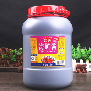 授权正品 海天海鲜酱7kg桶装海鲜味火锅蘸料点蘸烧烤料红烧调味酱
