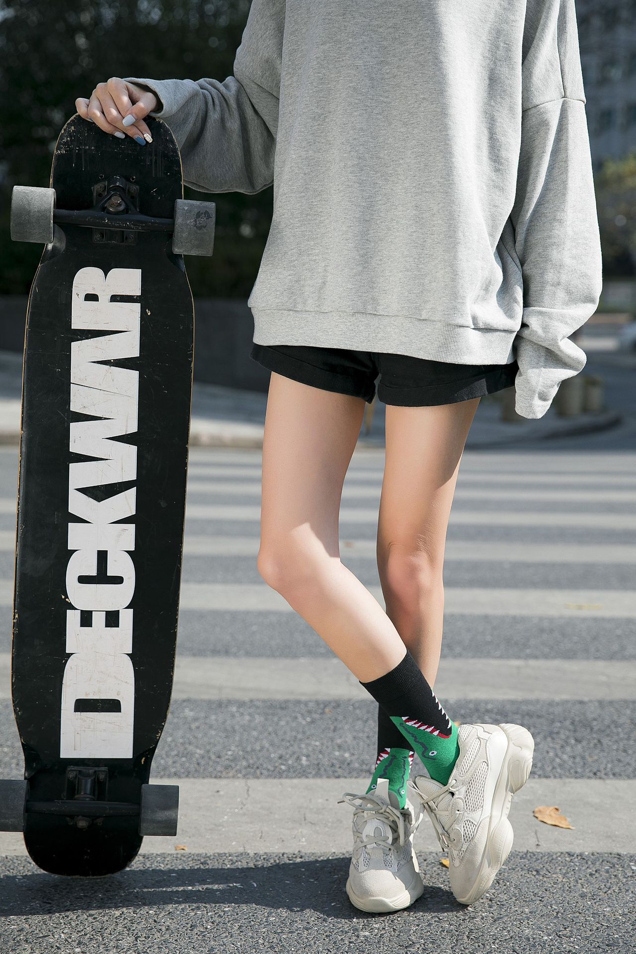 欧美街头嘻哈潮袜 中筒袜原宿女袜ins滑板袜情侣袜子