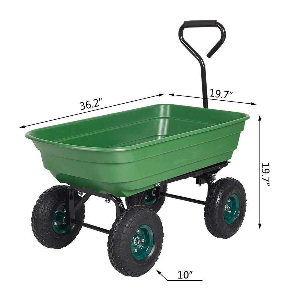 垃圾手推车_园林家用工具翻斗垃圾菜园手推车花园翻斗车 - 阿里巴巴