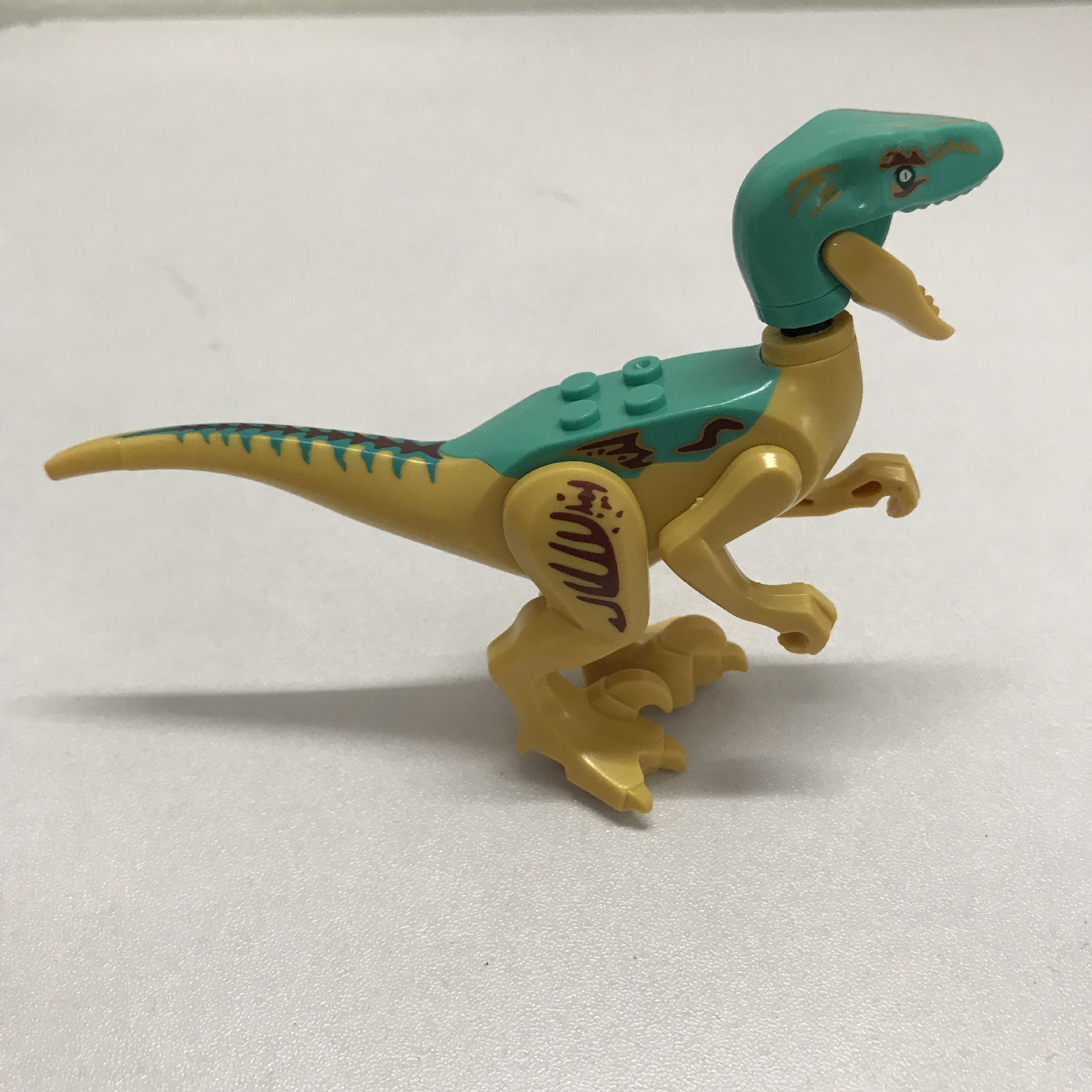 外贸速卖通爆款diy拼插恐龙积木袋装儿童益智早教拼装玩具