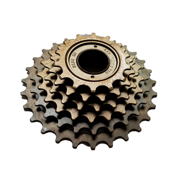 山地车自行车配件飞轮齿轮定位6速7速1821速定位旋式变速飞轮单车