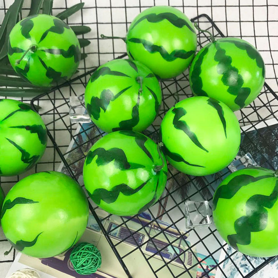 【厂家直销】仿真水果假西瓜模型道具橱窗橱柜装饰 幼儿启蒙教育