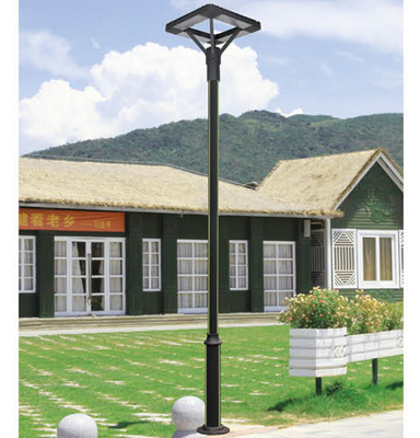 定制户外家用灯具方形欧式led庭院灯防水单头压铸铝室外照明灯具