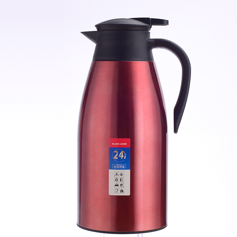 Household Thermal Pot Stainless Steel European-Style Thermal Kettle Kettle Thermos Bottle Large Capacity Coffee Pot Hotel Wholesale