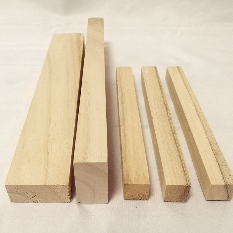 桐木棍 打磨抛光桐木条 轻木条 木棒 工艺设计模型搭建木块20cm长