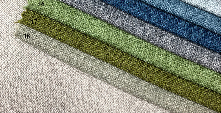 厂家现货 41色加厚竹节麻仿麻布沙发面料棉麻 抱枕箱包涤麻布料