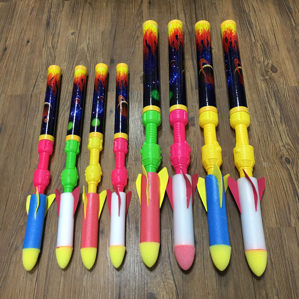 双伟玩具 81厘米eva火箭炮发光发声 冲天炮 发光玩具新奇热卖玩具