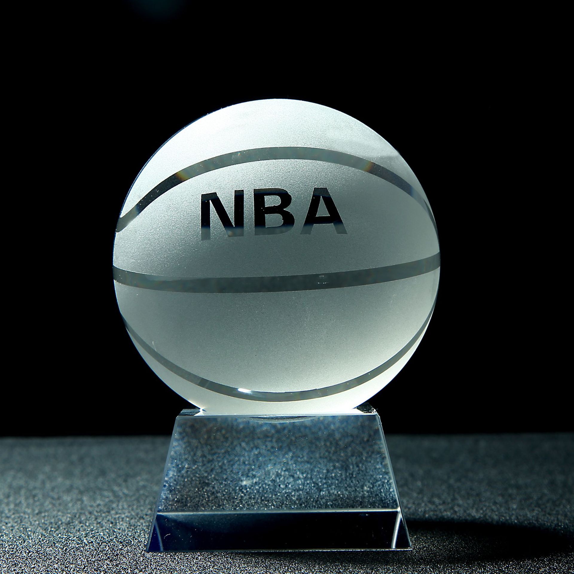 篮球比赛奖牌颁奖荣誉水晶奖牌 圆形奖杯nba比赛mvp球类比赛批发