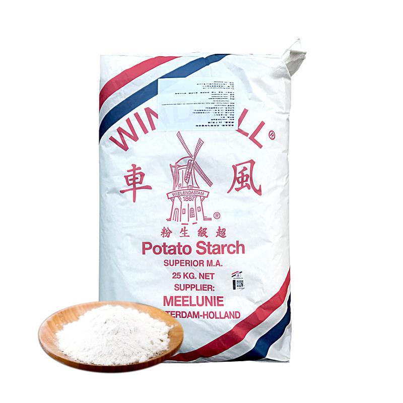 风车牌超级生粉 马铃薯淀粉 进口证件齐全 放心购 25公斤装-阿里巴巴