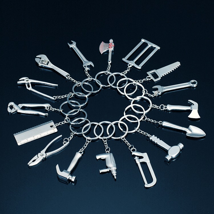 迷你扳手金属钥匙扣 各类仿真小工具金属钥匙扣挂件活动小礼品