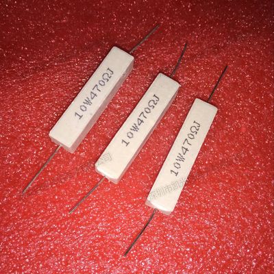 sqp 卧式水泥电阻 10w470欧 10w470Ωj 10w470rj 陶瓷电阻