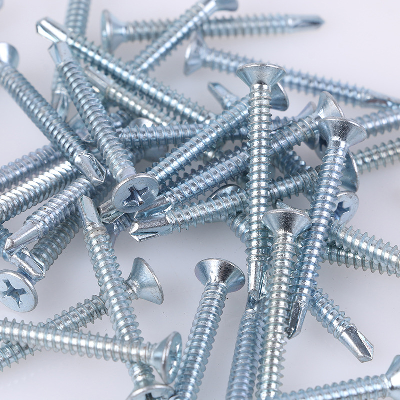 平头钻尾钉 镀锌平头13 16 20 25mm十字门窗 钻尾钉加硬厂家批发