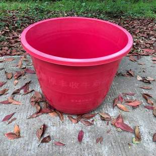 厂家直供塑料圆桶摔不破红色塑料水缸 批发塑料水缸圆桶