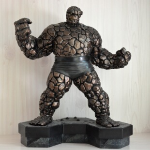 漫威影视定制 树脂雕像英雄人物石头人 卡通公仔模型玩具手办摆件