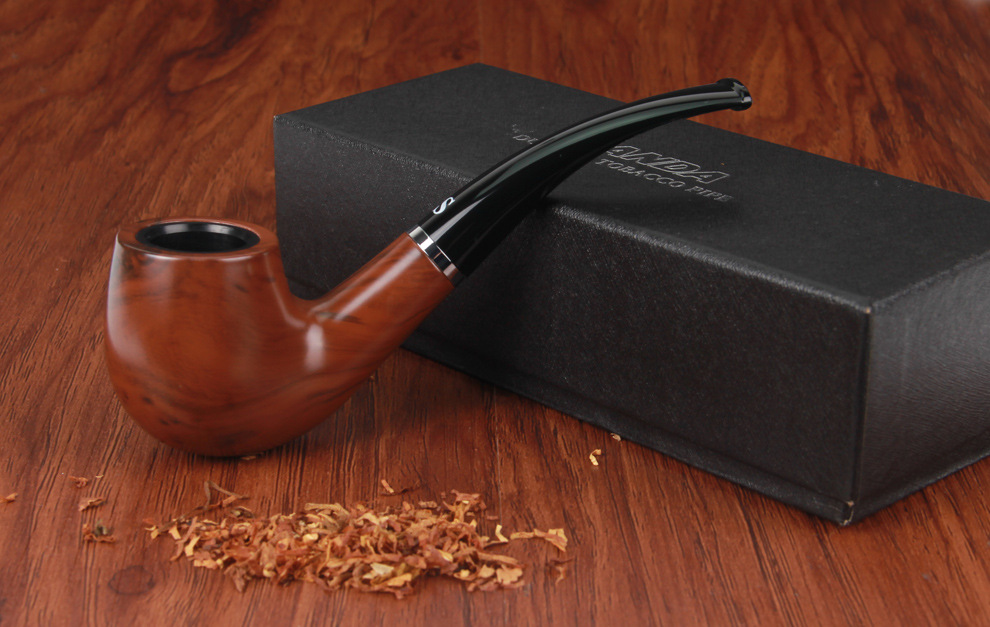 三达烟斗109a经典怀旧 烟斗烟丝斗 胶木弯式烟斗循环过滤烟斗