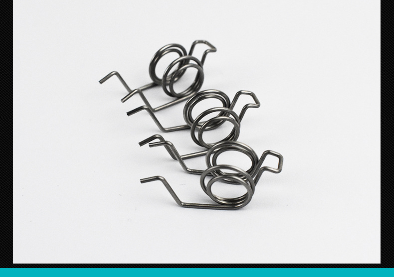 厂家供货电镀双扭簧扭转弹簧卡扣不锈钢弹簧扭力弹簧定制批发