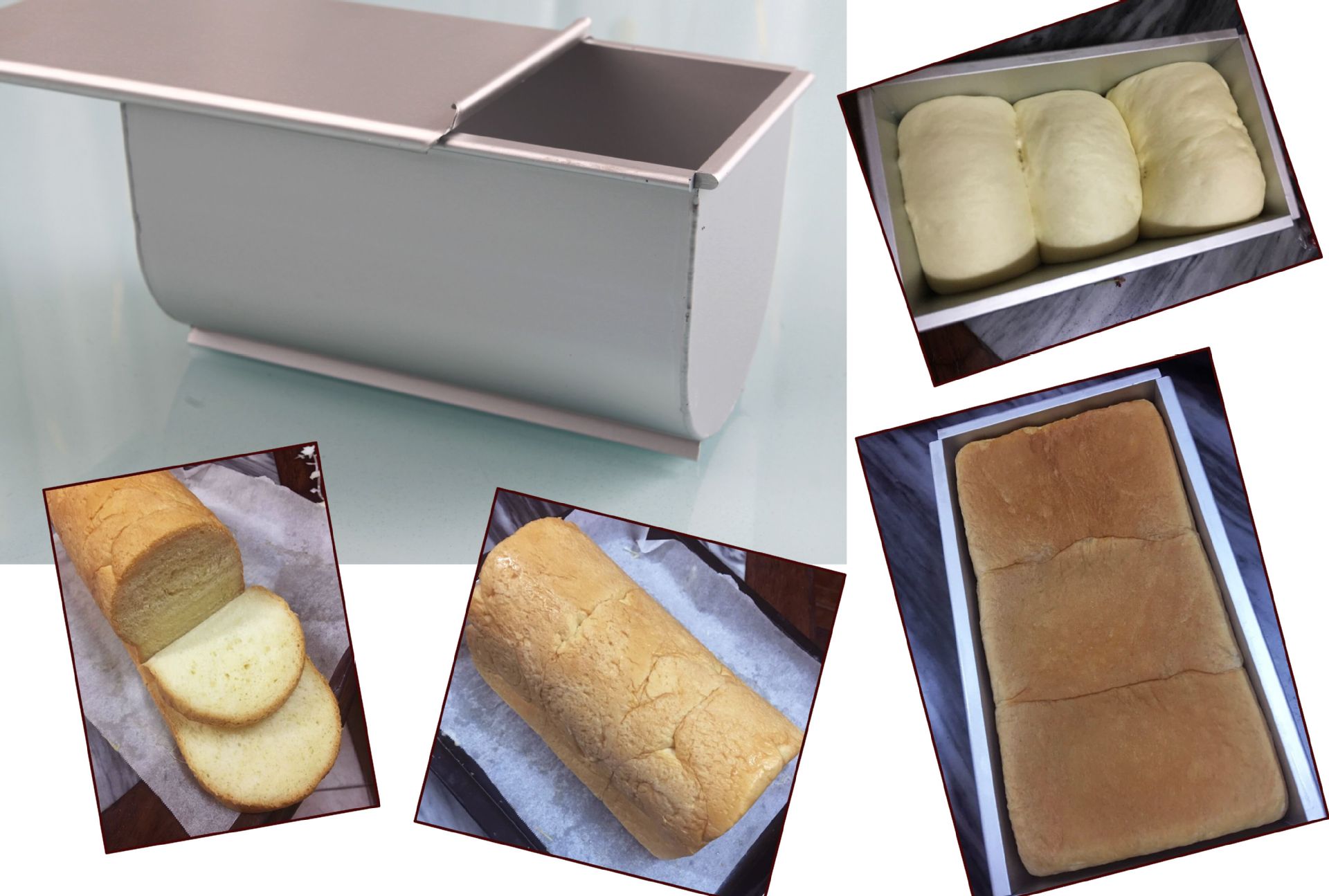 450g半圆吐司模阳极面包模烘焙器具面包吐司模具