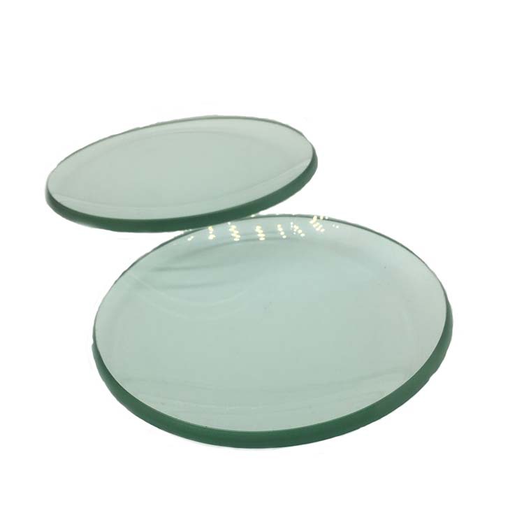厂家专业提供圆形钢化玻璃定制热弯灯饰玻璃钻孔磨边加工