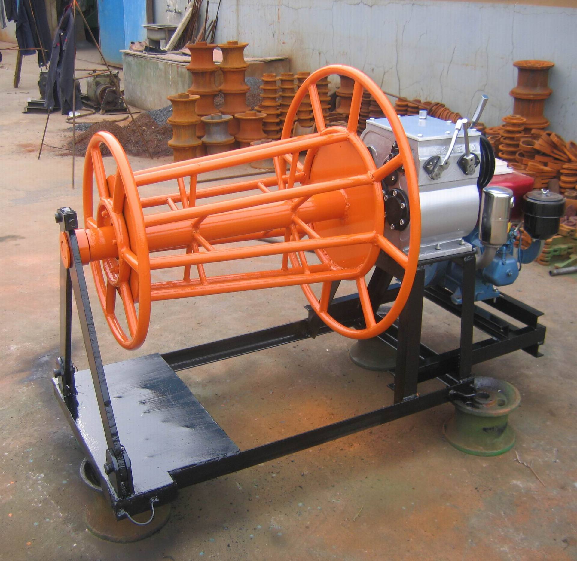 锥型收线机 穿线机 大卷筒收线机 收放线机 大线圈 收电缆