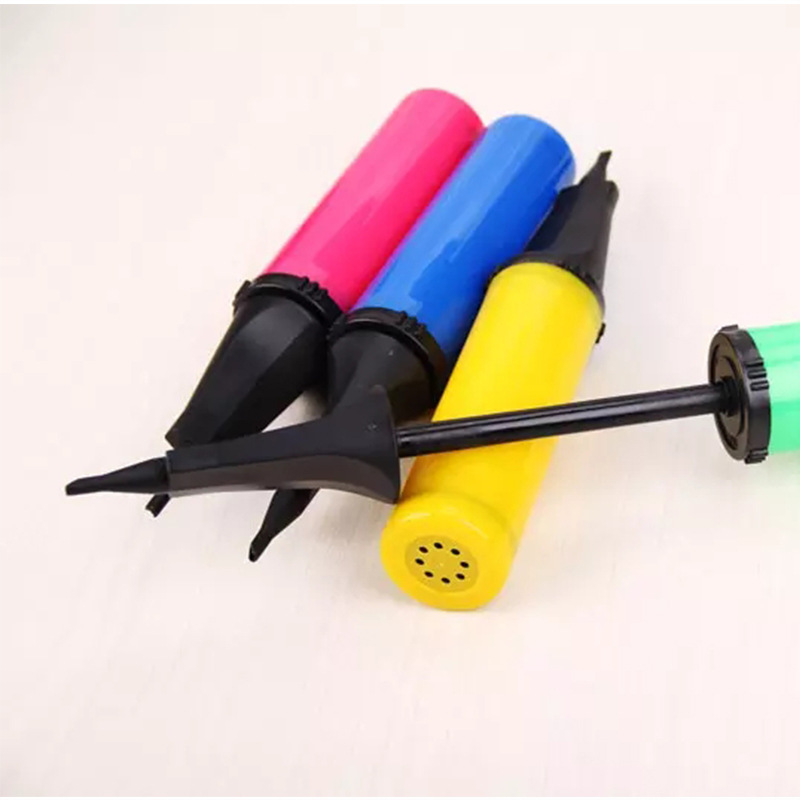 Factory Direct Sales Portable Hand Pump Large Hand Push Two-Way Charging Cylinder Balloon Accessories Wholesale