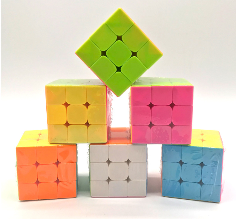 儿童益智玩具 糖果三阶魔方套装 专业竞技比赛专用批发 减压解压
