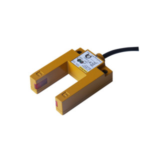 pu30槽型光电开关24v u型对射npn pnp检测距离30mm