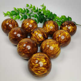 金丝海柳手球中老年人健身球金丝仿活海柳手把件