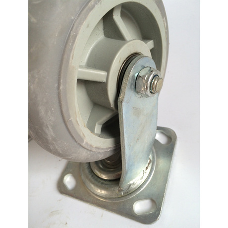 厂家供应万向轮4寸5寸6寸静音轮橡胶弹力轮手推车平板车脚轮