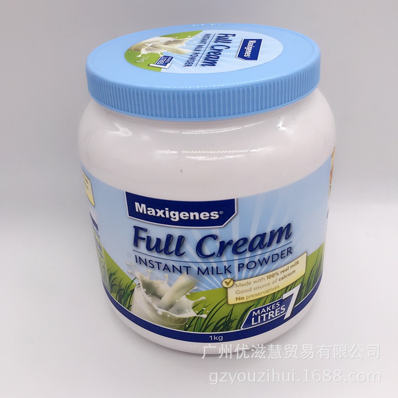 澳洲进口食品美可卓蓝胖子全脂成人奶粉1kg