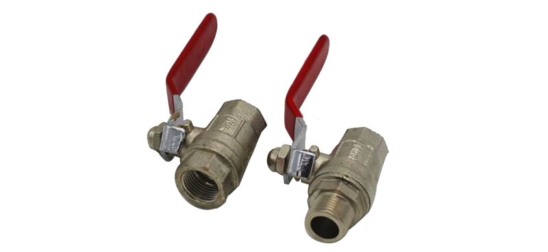 直销黄铜电镀球阀 dn08小型止水阀 内外丝耐高温 2分3分4分铜球阀