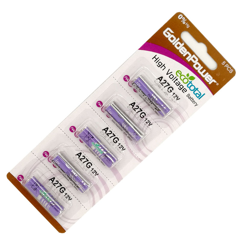 goldenpower金力a27g 12v电动门a27s防盗器车遥控器 27a 门铃电池