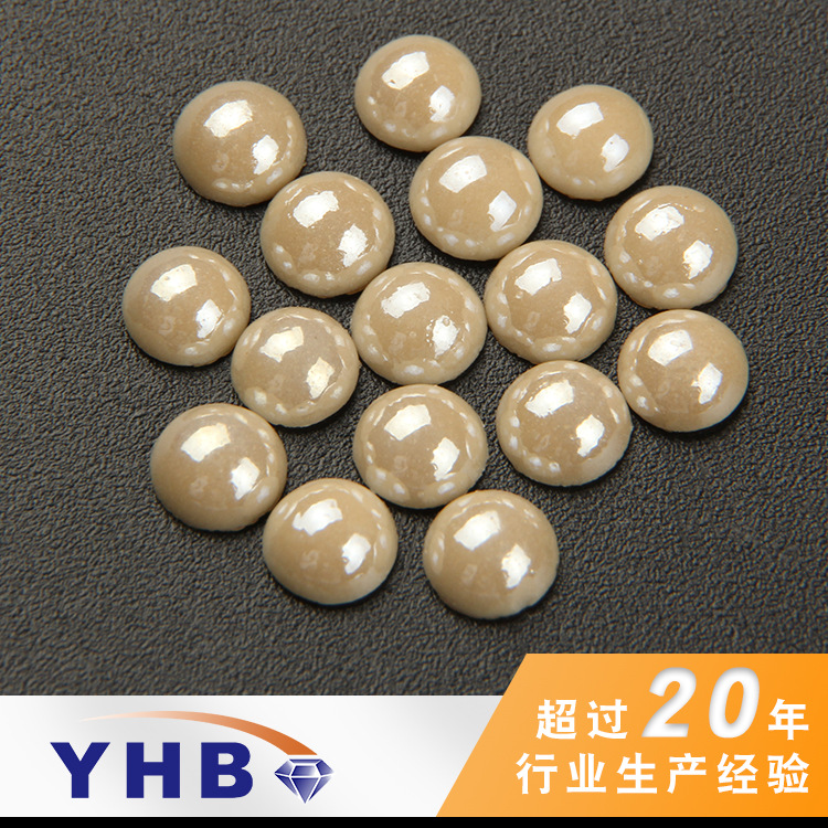 Ornament Wholesale Pearl Adhesive Hot Drilling Flat Bottom Olive Yellow Ceramic Drill? 3.2mm Textile Accessories Glue Ceramic Drill