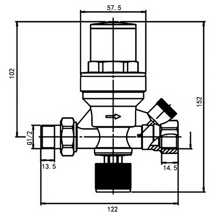 地源热泵补水阀定压补水阀中央空调自动补水阀压力补水阀4分dn15
