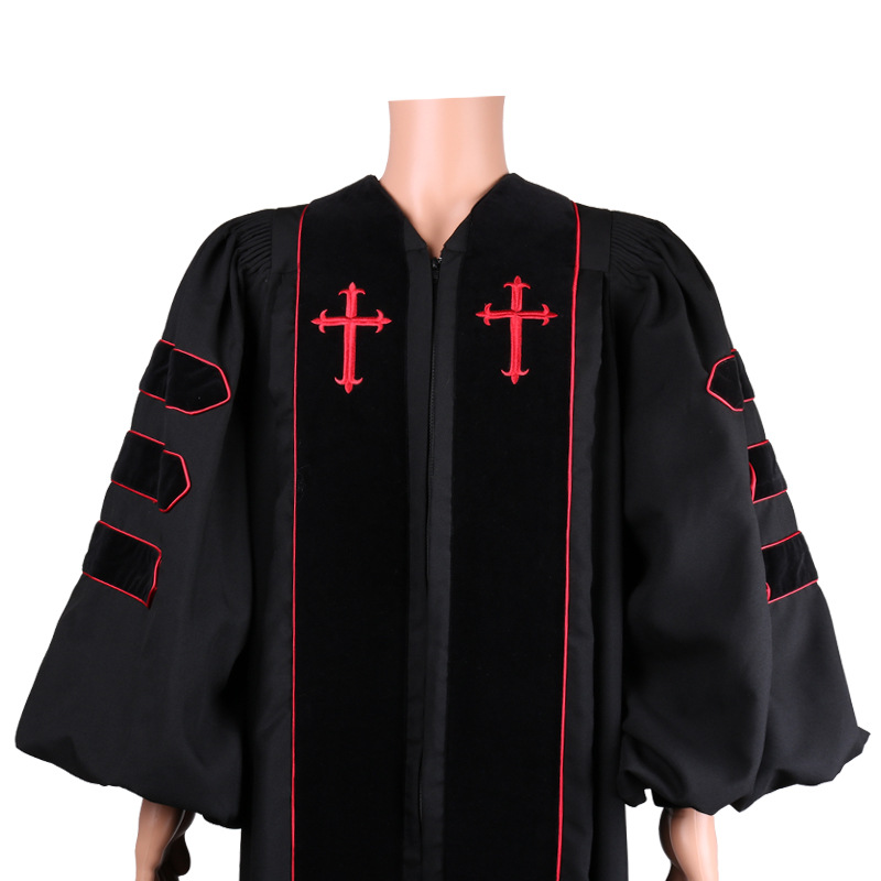 定制宗教服 唱诗服 洗礼服 坚信服 牧师服 logo定制 专业生产厂家