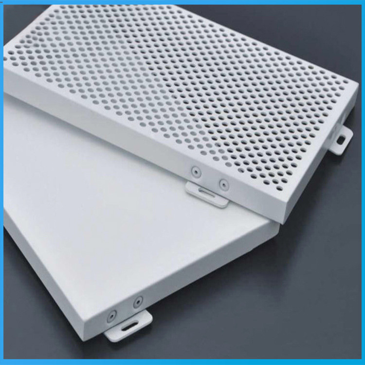 冲孔铝单板厂家批发价室内工程白色铝挂板规格颜色铝板